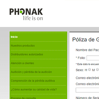 sitio web phonak equilibrio visual