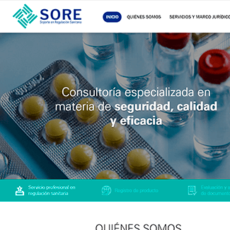 sitio web sore equilibrio visual